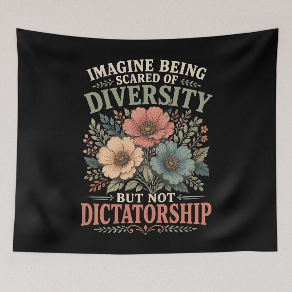 Item preview, diversity Floral Quote with Vintage Botanical Art designed and sold by FormalDehyena.