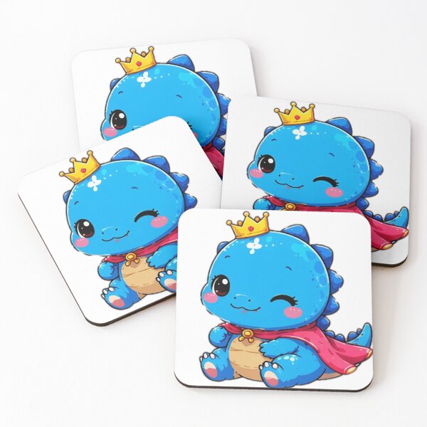 Item preview, Cute Dinosaur Prince Sticker designed and sold by DailyDoodlesBySumbul.