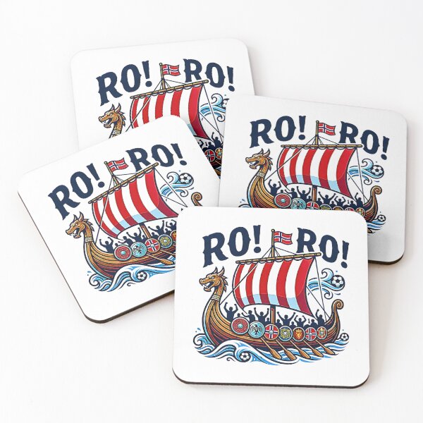 Item preview, Norway Viking Row Ro! Ro! Supporter Longship Retro Graphic designed and sold by Rahamkshop.