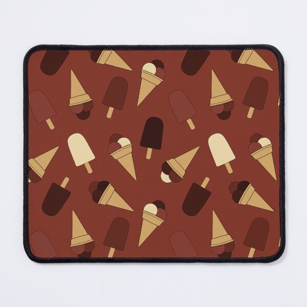 Item preview, Chocolate Ice Cream Illustration Pattern | Summer Design designed and sold by UnhingedBird.