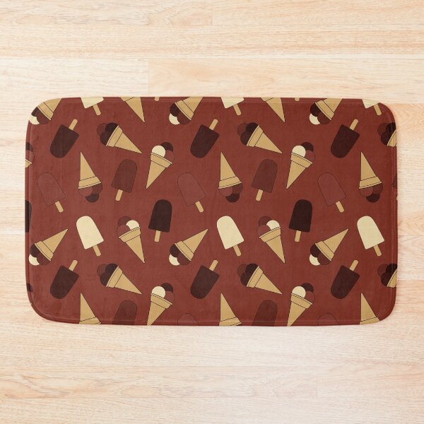 Item preview, Chocolate Ice Cream Illustration Pattern | Summer Design designed and sold by UnhingedBird.