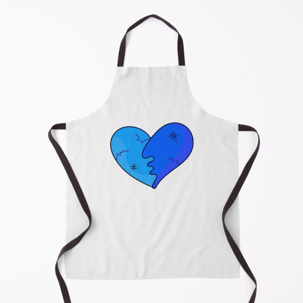 Item preview, Blue heart - Cracked Feelings designed and sold by DibujandoPorfa.