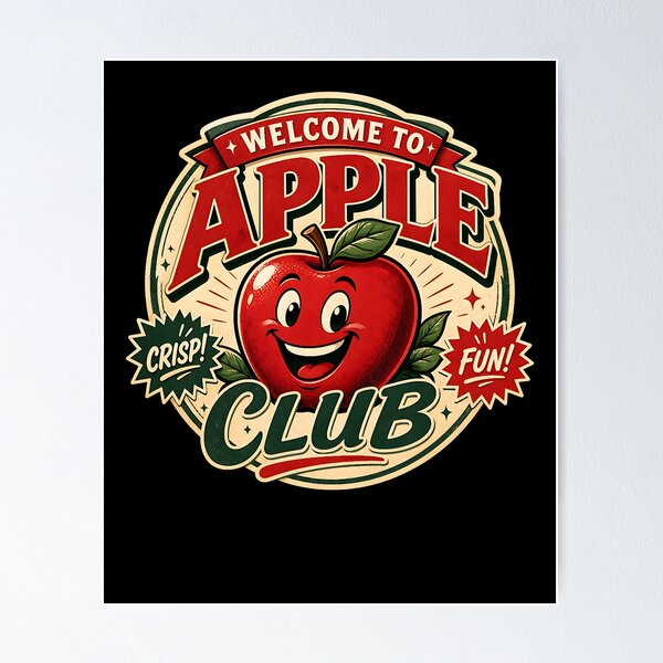 Item preview, Happy Apple Club designed and sold by FreshPixelArt.