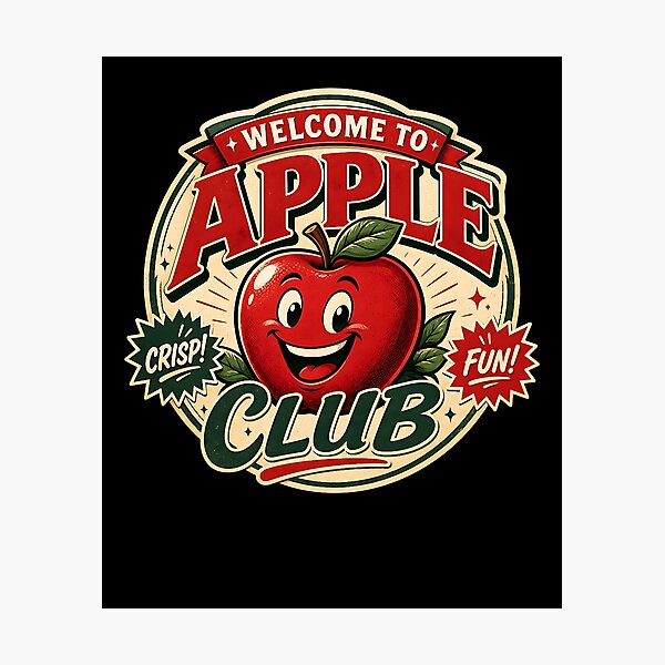Item preview, Happy Apple Club designed and sold by FreshPixelArt.