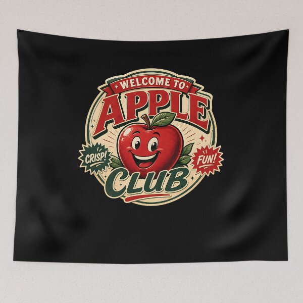 Item preview, Happy Apple Club designed and sold by FreshPixelArt.