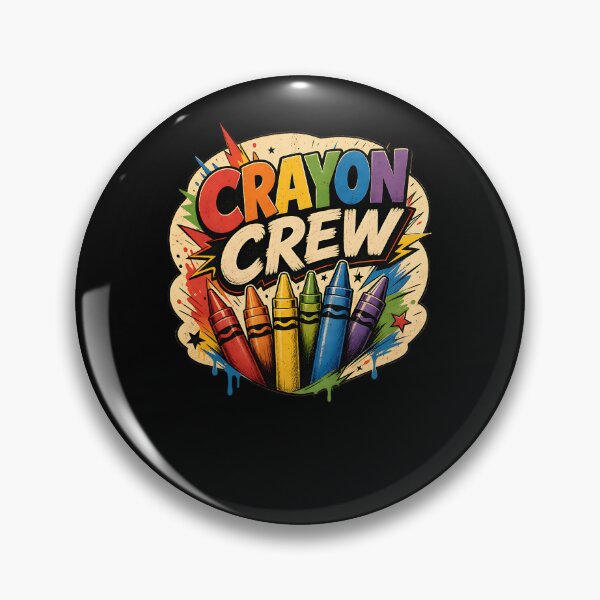 Item preview, Crayon Crew designed and sold by FreshPixelArt.