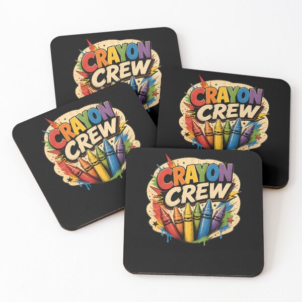 Item preview, Crayon Crew designed and sold by FreshPixelArt.
