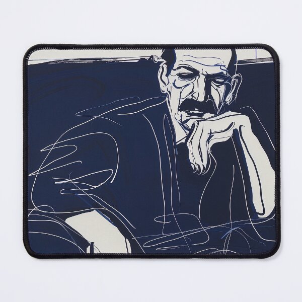 Item preview, Clement Attlee - Blue Abstract Art designed and sold by shadow-bloom.