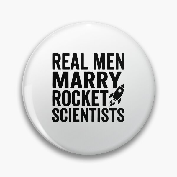 Item preview, Real Men Marry Rocket Scientists designed and sold by raedattia.