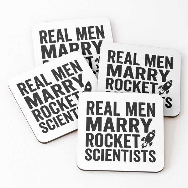 Item preview, Real Men Marry Rocket Scientists designed and sold by raedattia.