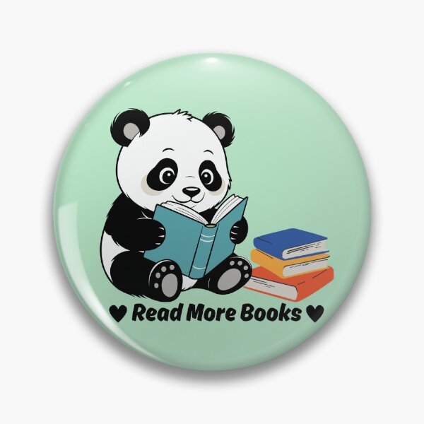 Item preview, Read More Books Cute Panda Reading Design – Book Lover Aesthetic for Stickers, T-Shirts, A-Line Dresses, Home Decor & Gifts designed and sold by SyedaPrints.