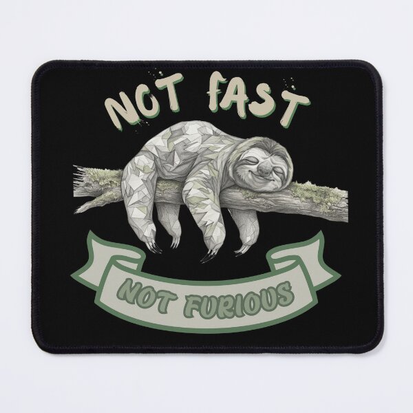 Item preview, Not Fast, Not Furious designed and sold by BlueprintBold.