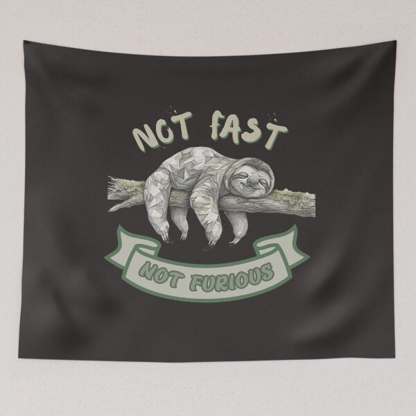 Item preview, Not Fast, Not Furious designed and sold by BlueprintBold.