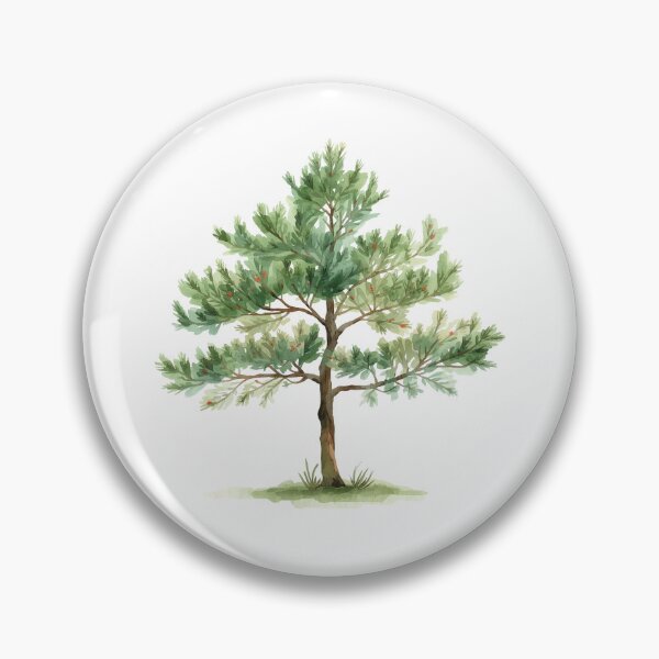 Item preview, Pine tree watercolor designed and sold by uunaa.