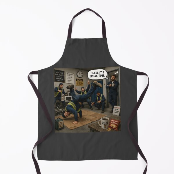 Item preview, Guess It's Break Time Funny Factory Worker Break Room Design designed and sold by Hornace88studio.