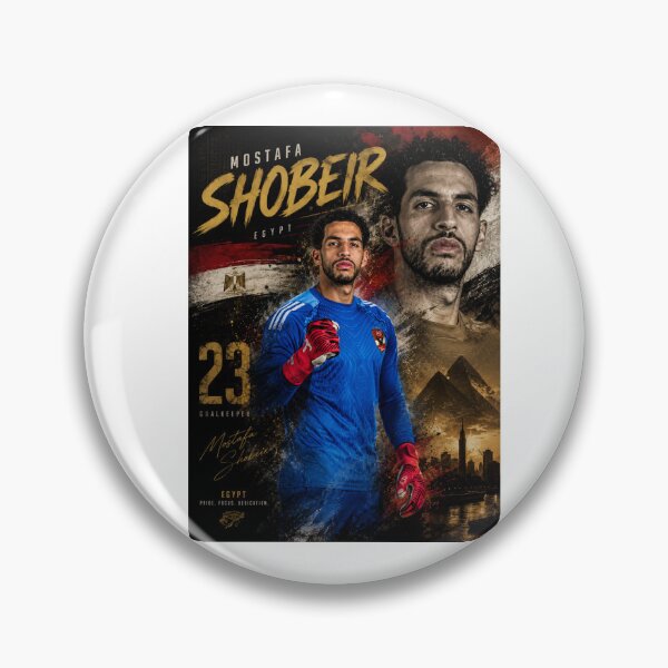 Item preview, Mostafa Shobeir Egypt Goalkeeper Poster designed and sold by SMARTKIT  DESIGNAGENCY.