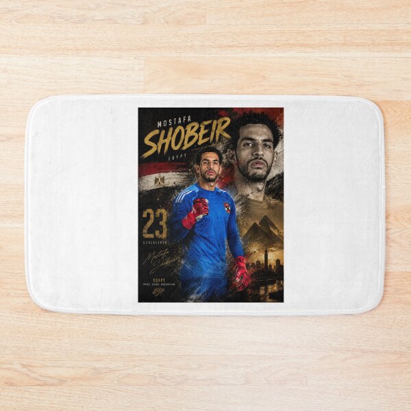 Item preview, Mostafa Shobeir Egypt Goalkeeper Poster designed and sold by SMARTKIT  DESIGNAGENCY.