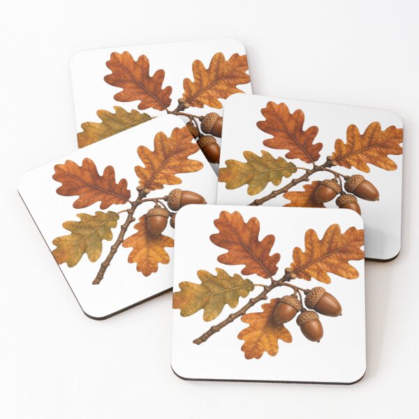 Item preview, Autumn Oak Leaves Acorns designed and sold by VelarisMoon.