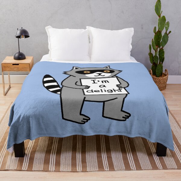 Item preview, Cute Raccoon says I'm a Delight designed and sold by ellenhenry.