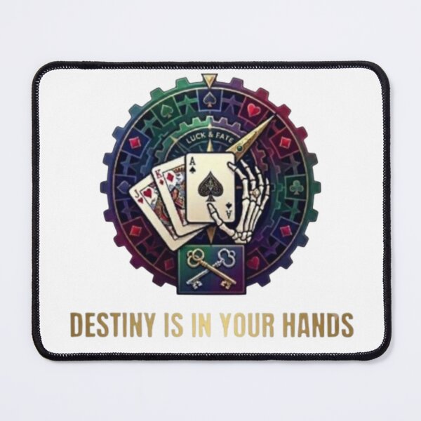 Item preview, Destiny Is In Your Hands: Skeleton Hand with Playing Cards designed and sold by Northern Glow Art.