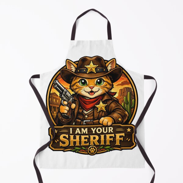 Item preview, Cute Cat Sheriff designed and sold by ZiemSynd.
