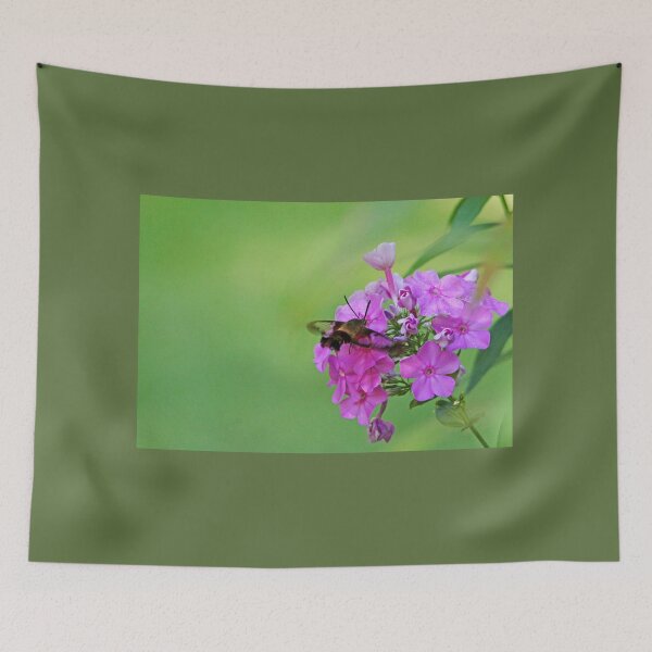 Item preview, Hummingbird Moth And Pink Phlox designed and sold by Debbie Oppermann.