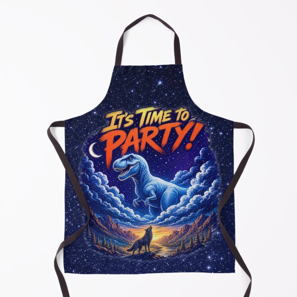 Item preview, It’s Time to Party! – Cosmic Dino Celebration designed and sold by MysticOzzy.