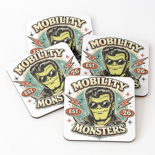 Item preview, Mobility Monsters Rockabilly retro 50s designed and sold by mobilitymonster.