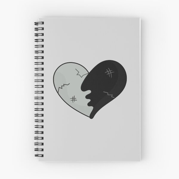 Item preview, Love Turned to Dust Black heart  designed and sold by DibujandoPorfa.