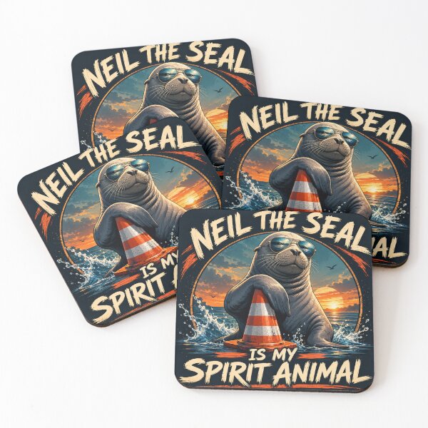 Item preview, Neil the Seal is My Spirit Animal designed and sold by SMARTKIT  DESIGNAGENCY.