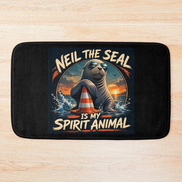 Item preview, Neil the Seal is My Spirit Animal designed and sold by SMARTKIT  DESIGNAGENCY.