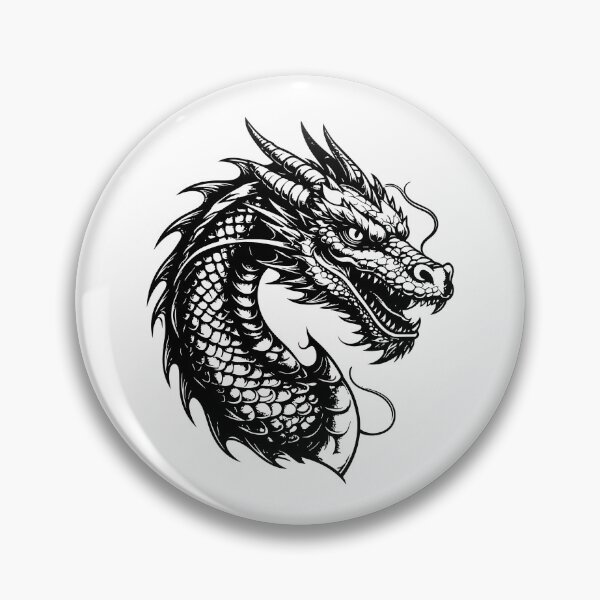 Item preview, Dragon Tattoo Sticker designed and sold by Creative-Flo.