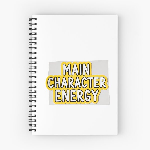 Item preview, Main Character Energy Funny Quote Sticker designed and sold by Art90o.