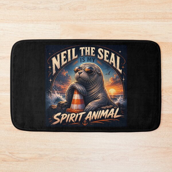 Item preview, Neil the Seal is My Spirit Animal designed and sold by SMARTKIT  DESIGNAGENCY.