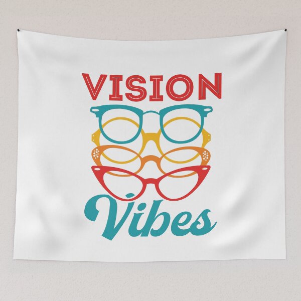 Item preview, Vision Vibes Retro Optometrist Optician Eye Care designed and sold by jaygo.