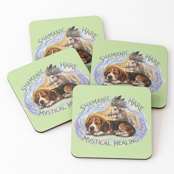 Item preview, Shamanic Hare: Mystical Healing designed and sold by Finding Source Designs.