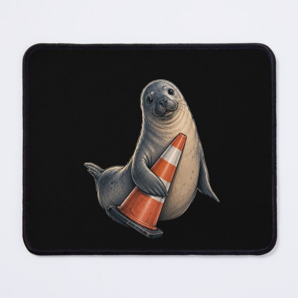 Item preview, Neil the seal and his love of traffic cones designed and sold by SMARTKIT DESIGNAGENCY.