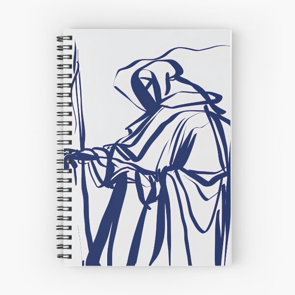 Item preview, Cleric - Blue Abstract Art designed and sold by shadow-bloom.