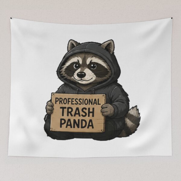 Item preview, professional trash panda designed and sold by Brejko.