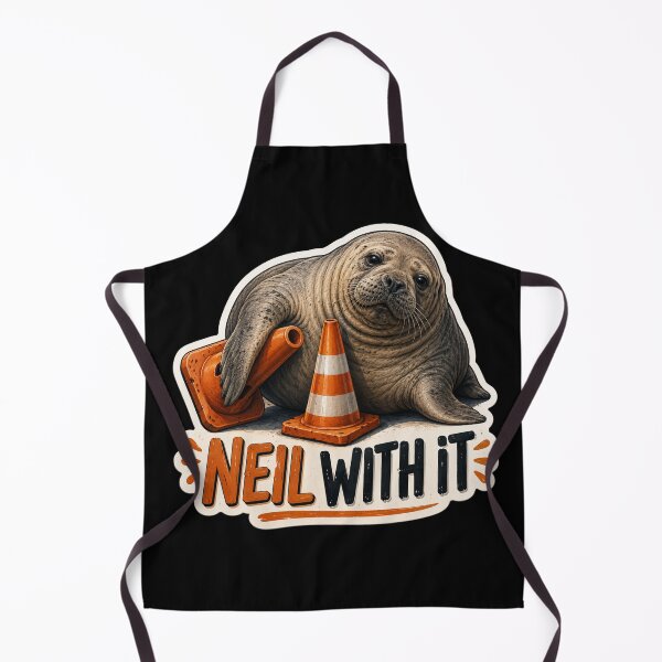 Item preview, Neil The Seal Funny Elephant Seal designed and sold by SMARTKIT DESIGNAGENCY.