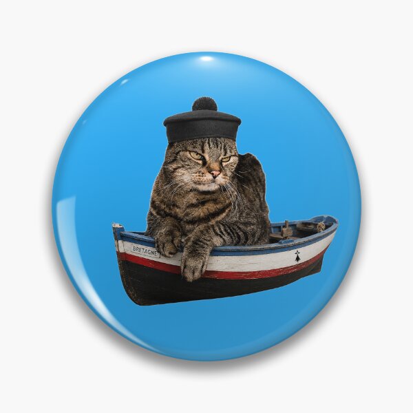 Item preview, Sea Cat, Breton captain designed and sold by Les Pics'n'Pop de Lara.