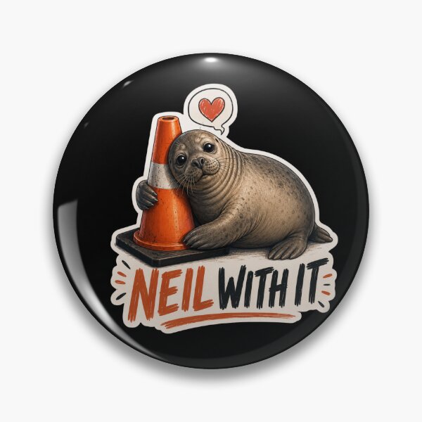 Item preview, Neil The Seal Funny Elephant Seal designed and sold by SMARTKIT  DESIGNAGENCY.