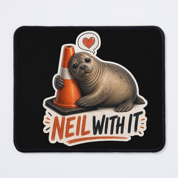 Item preview, Neil The Seal Funny Elephant Seal designed and sold by SMARTKIT  DESIGNAGENCY.