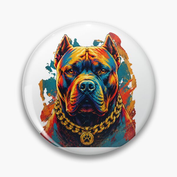 Item preview, Vintage Grunge Pit Bull Gold Chain designed and sold by P jo.