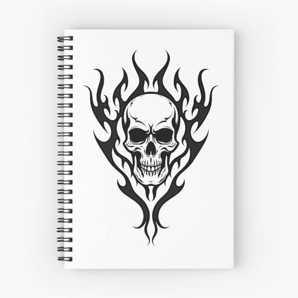 Item preview, Bold Tribal Skull Tattoo Flash Design designed and sold by Qubivibe.