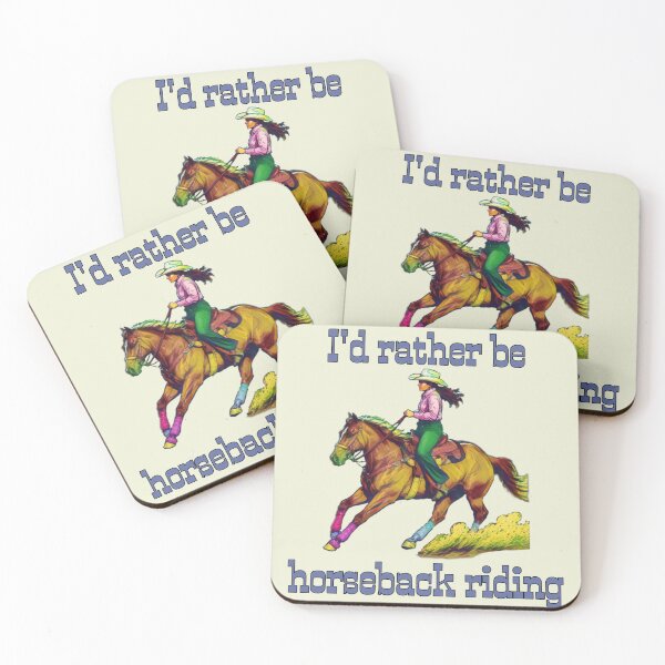 Item preview, I'd rather be horseback riding designed and sold by creativecowgirl.