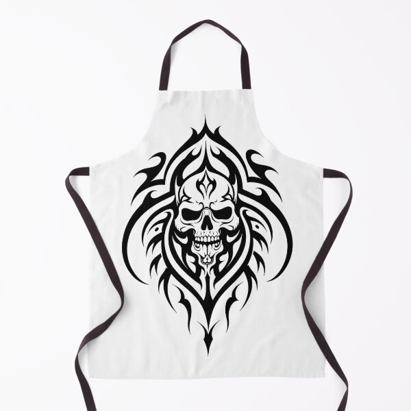 Item preview, Bold Tribal Skull Tattoo Flash Design designed and sold by Qubivibe.