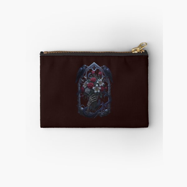 Item preview, Dark Fantasy Gothic Skeleton Hand with Bouquet designed and sold by smartprintuk.