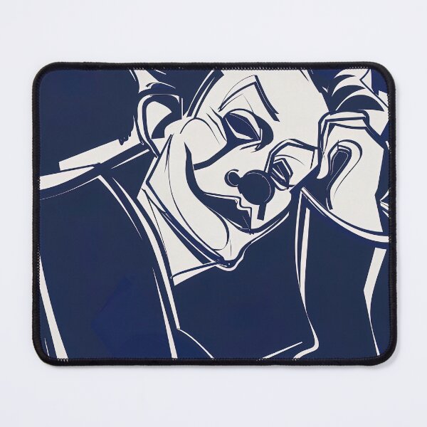Item preview, Clown - Blue Abstract Art designed and sold by shadow-bloom.