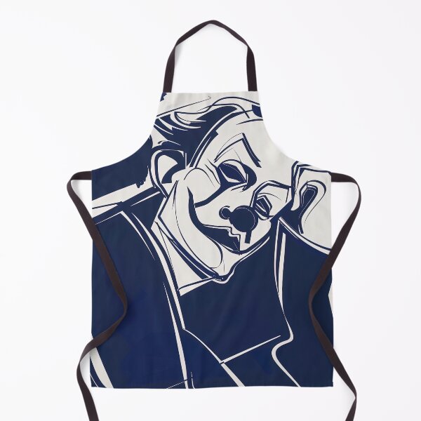 Item preview, Clown - Blue Abstract Art designed and sold by shadow-bloom.